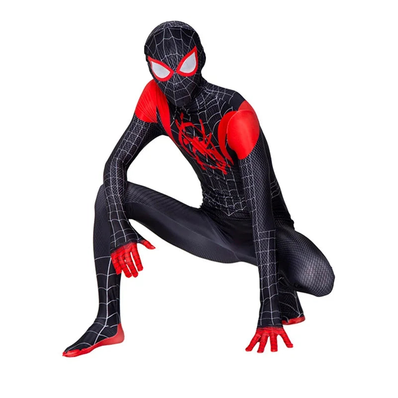 Spiderman Costume Spider Man Black Panther Iron Man Spider Gwen Cosplay Zentai Jumpsuit Bodysuit Halloween Costume Adult Child - Seprincess