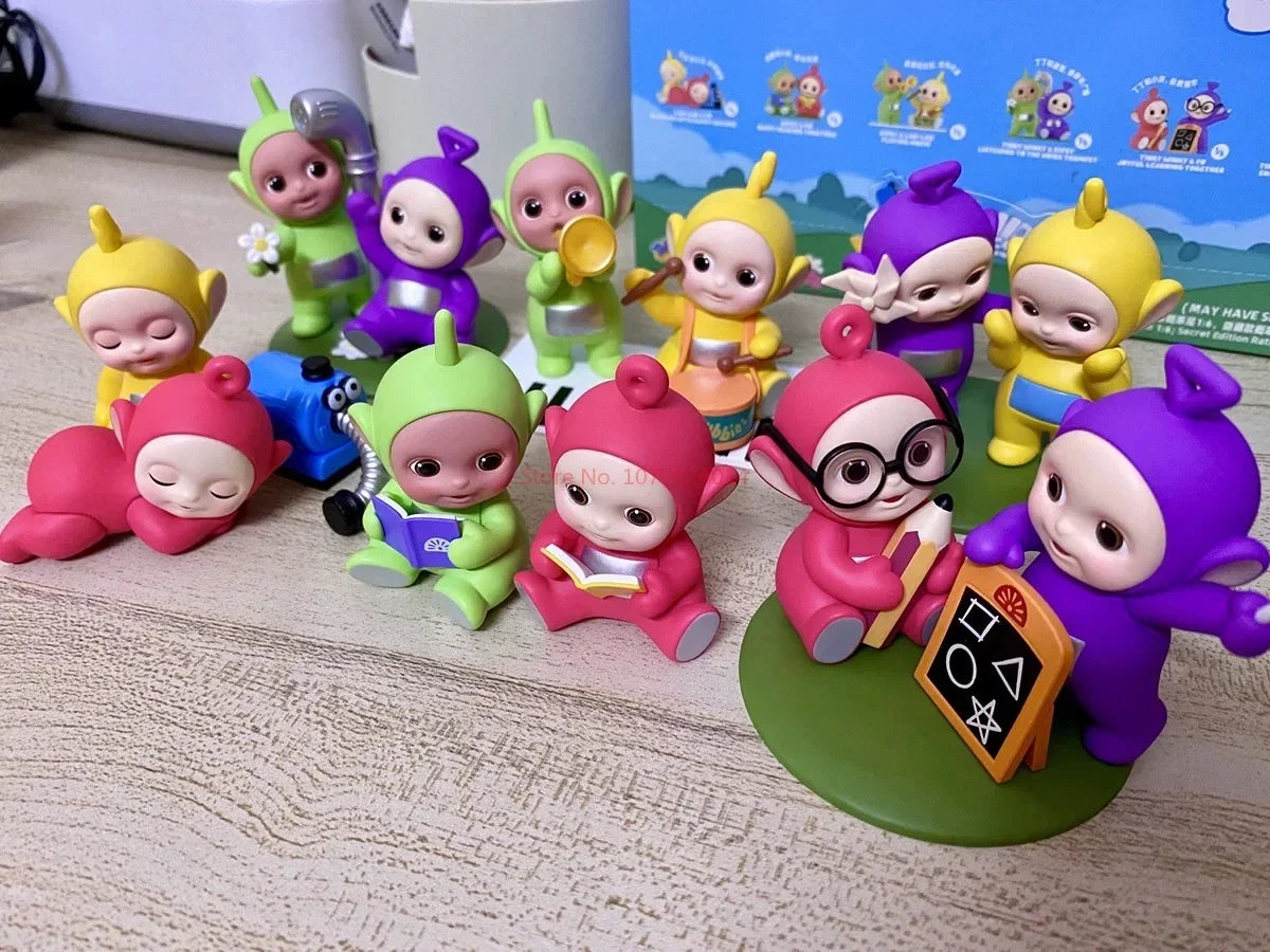 New Teletubbies Companion Series Resin Kit Toy Ornaments Movable Desktop Model Toy Ornament Collect Decor Festival Birthday Gift - Seprincess