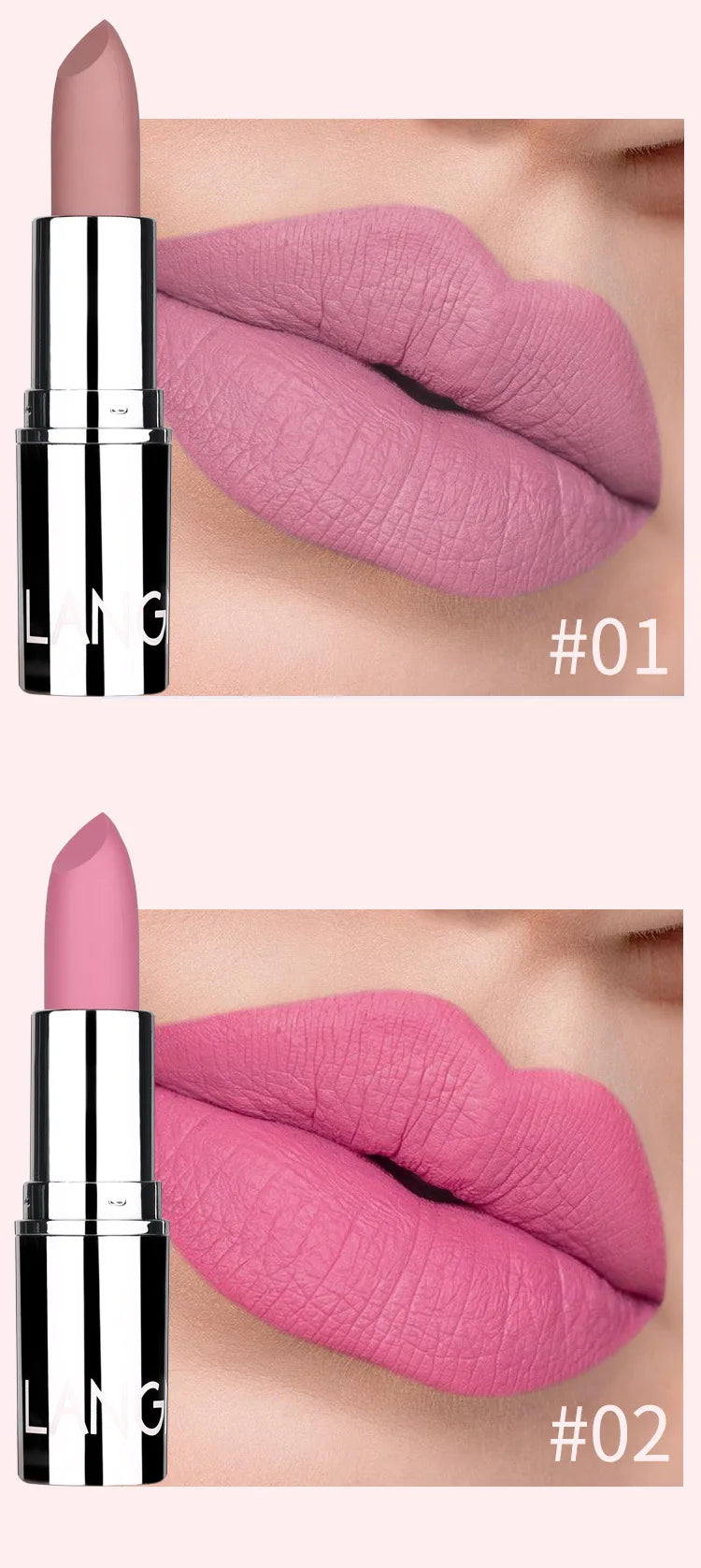 Nude Matte Lipstick Waterproof Long Lasting Non-stick Cup Lip Stick Not Fading Sexy Red Pink Velvet Lipsticks Makeup Cosmetics - Seprincess