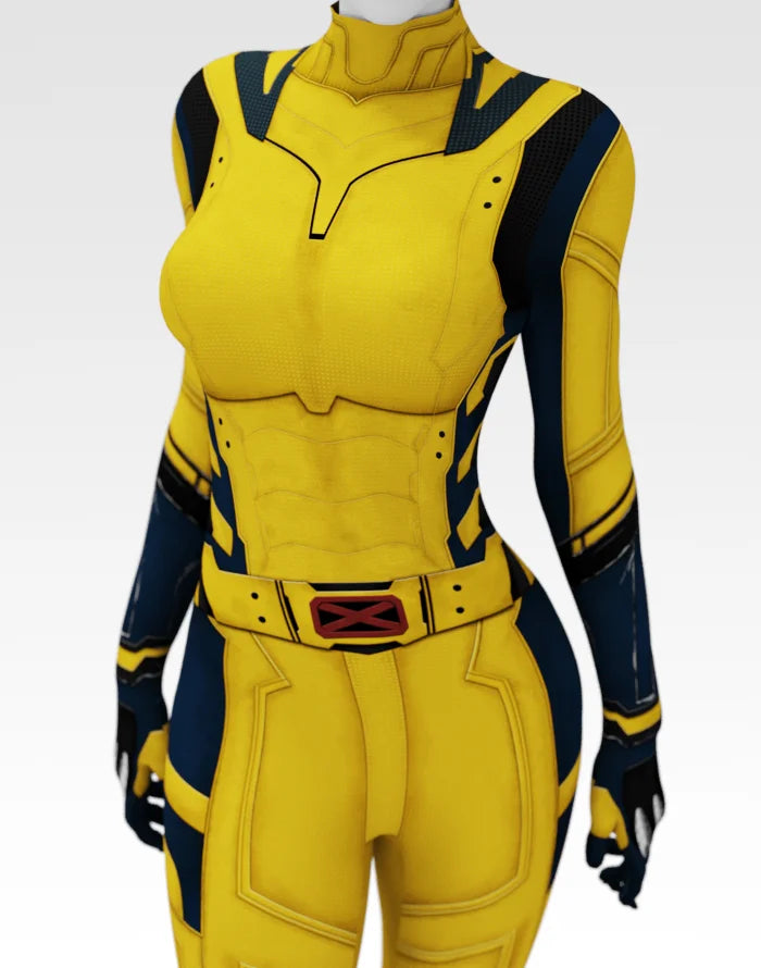 Halloween Triple Claws Wolverine Female Spandex Cosplay Costume Adults Girls Superhero Zentai Bodysuit Halloween Costume - Seprincess