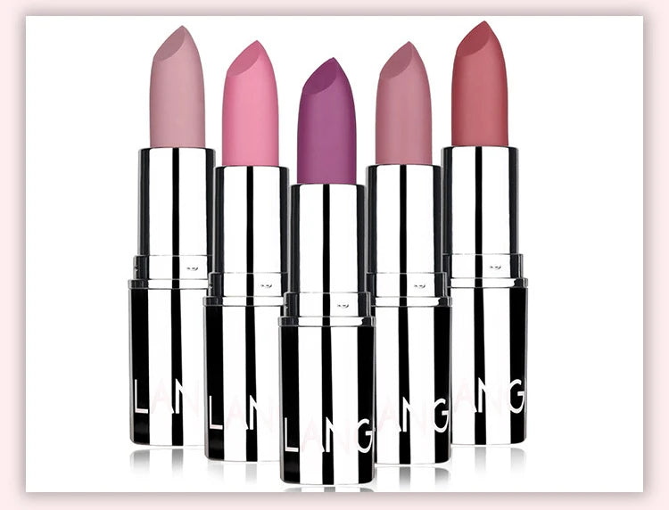 Nude Matte Lipstick Waterproof Long Lasting Non-stick Cup Lip Stick Not Fading Sexy Red Pink Velvet Lipsticks Makeup Cosmetics - Seprincess