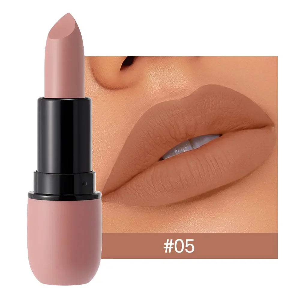 Lip Glaze 6 Colors Moisture Lipstick Waterproof Non-stick Cup Lipstick 1pcs Velvet Matte Lipstick Cosmetics Soft Fog Lip Gloss - Seprincess