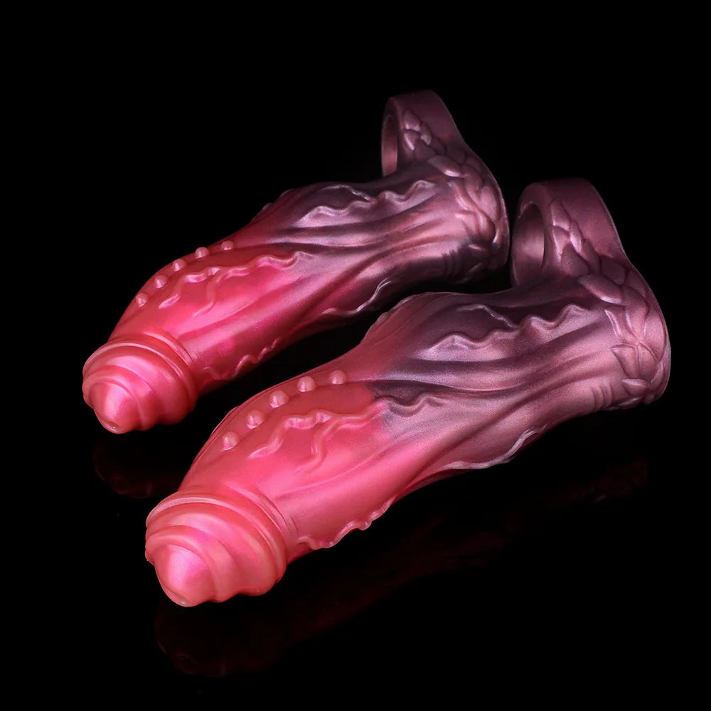 5 Style Silicone Fantasy Octopus Penis Sleeve Bdsm Dildo Sheath Reusable condom Cock Enlargement Delay Ejaculation Men Sex Toys