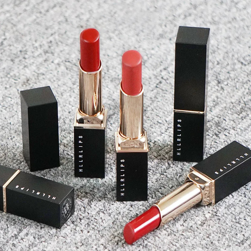 8 Colors Charm Women Lipstick Red Color Daily Use Waterproof Long Lasting Brightly Lip Stick Tint Makeup Cosmetic - Seprincess