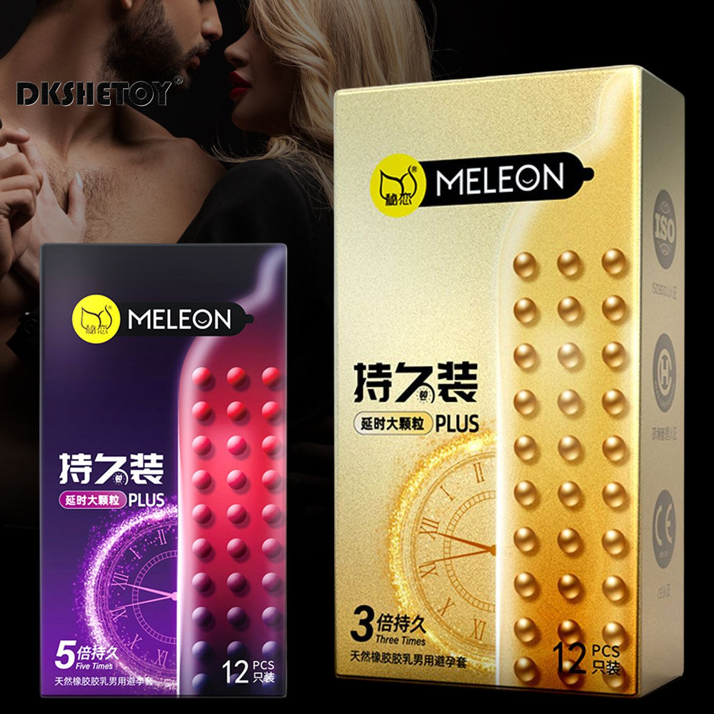 12pcs Spiked Condoms 3D Large Particles Sex Condoms For Men 18+ G-spot Stimulation Ultra Thin Condom Penis Sleeve Adult Sex Toys - Seprincess