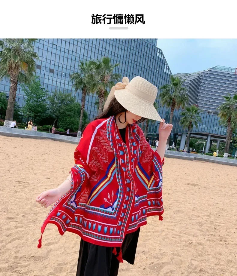 90x180cm Bikini Bathing Swimwear Cover Up Sarong Wrap Scarf Twill Cotton Pareo Beach Cover-Ups Women Large Beach Dress