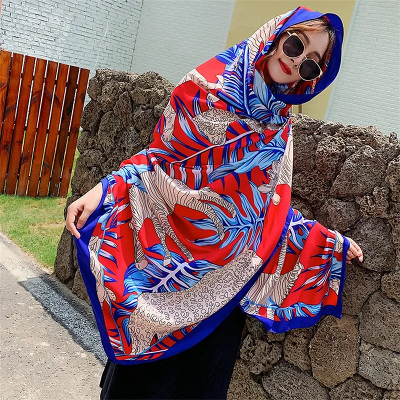 140x180cm Celebrity With The Same Cover-Ups Women Large Beach Dress Bikini Bathing Swimwear Sunburn Protection Sarong Wrap Scarf