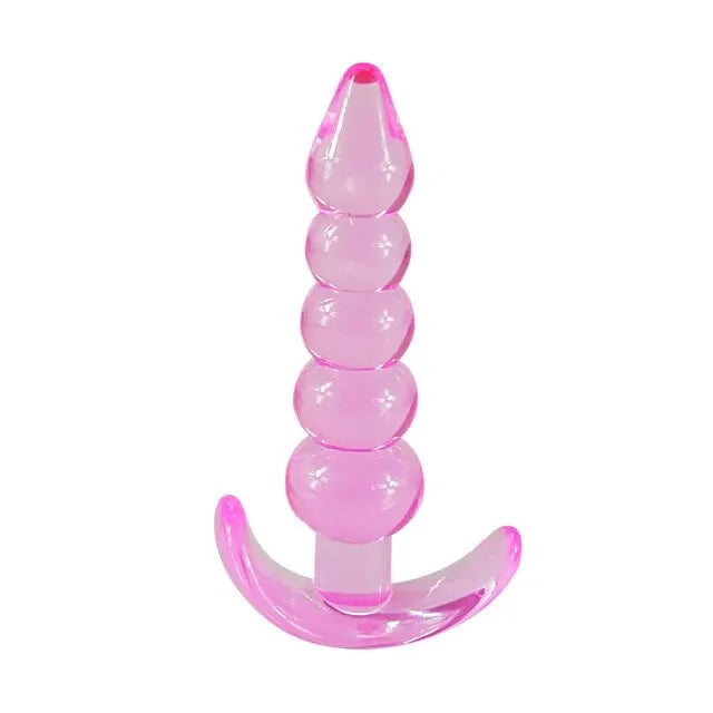 Soft Silicone Anal Plugs Beads Dildo Butt Prostate Massage Unisex Sexy Stopper Adult Sex Toy for Men Women Adult Games