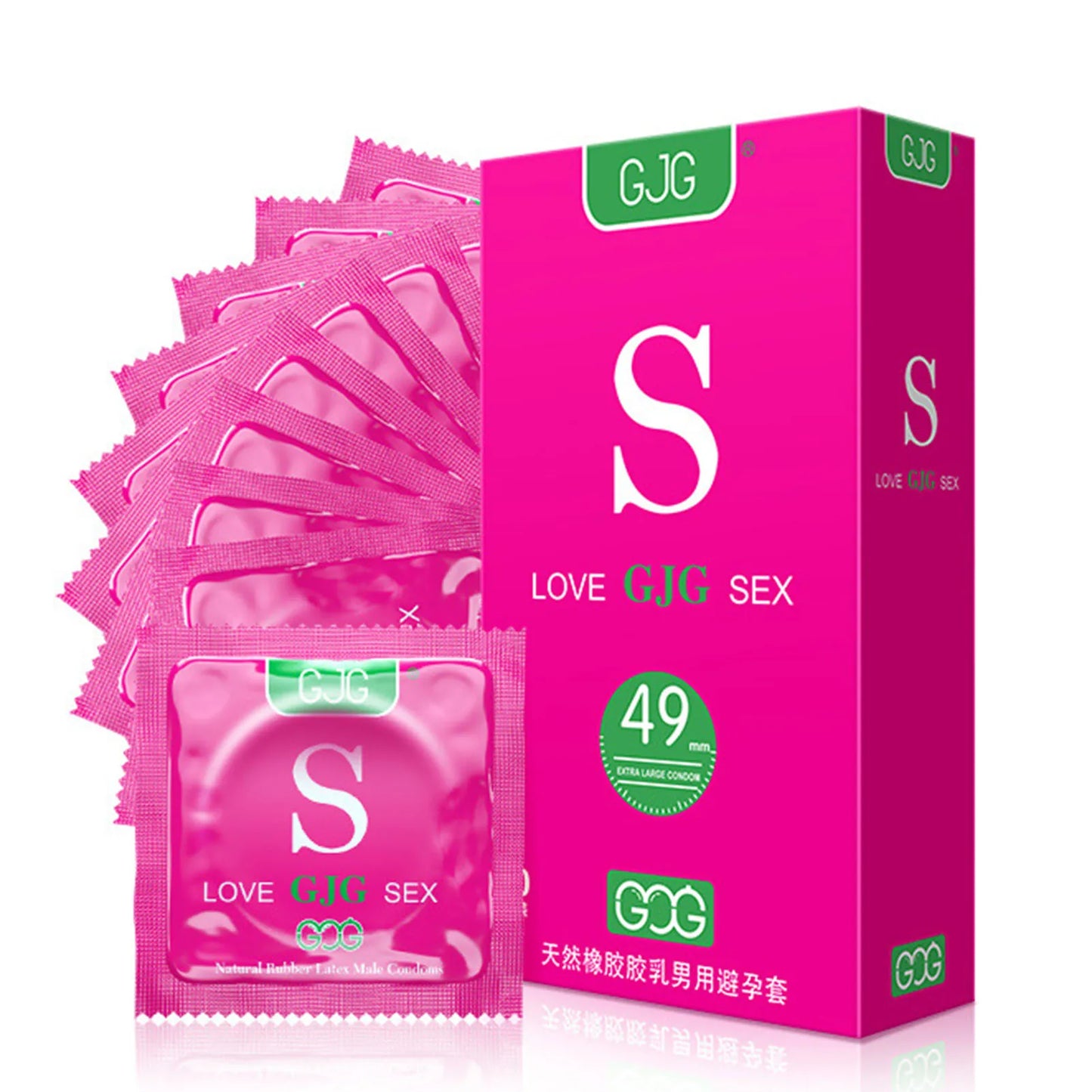 10pcs 65mm XXL Condoms Adults Toys For Men Long Sex Delay Ejaculation Super Thin Condoms G Spot Stimulation Penis Sleeve SexShop - Seprincess