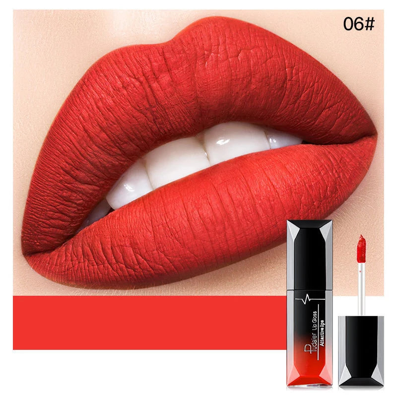 Korean Makeup Matte Lipstick Lip Stain Jelly Cheap Low Price Freeshiping Long Lasting 24 Hours Waterproof 24h Lips - Seprincess