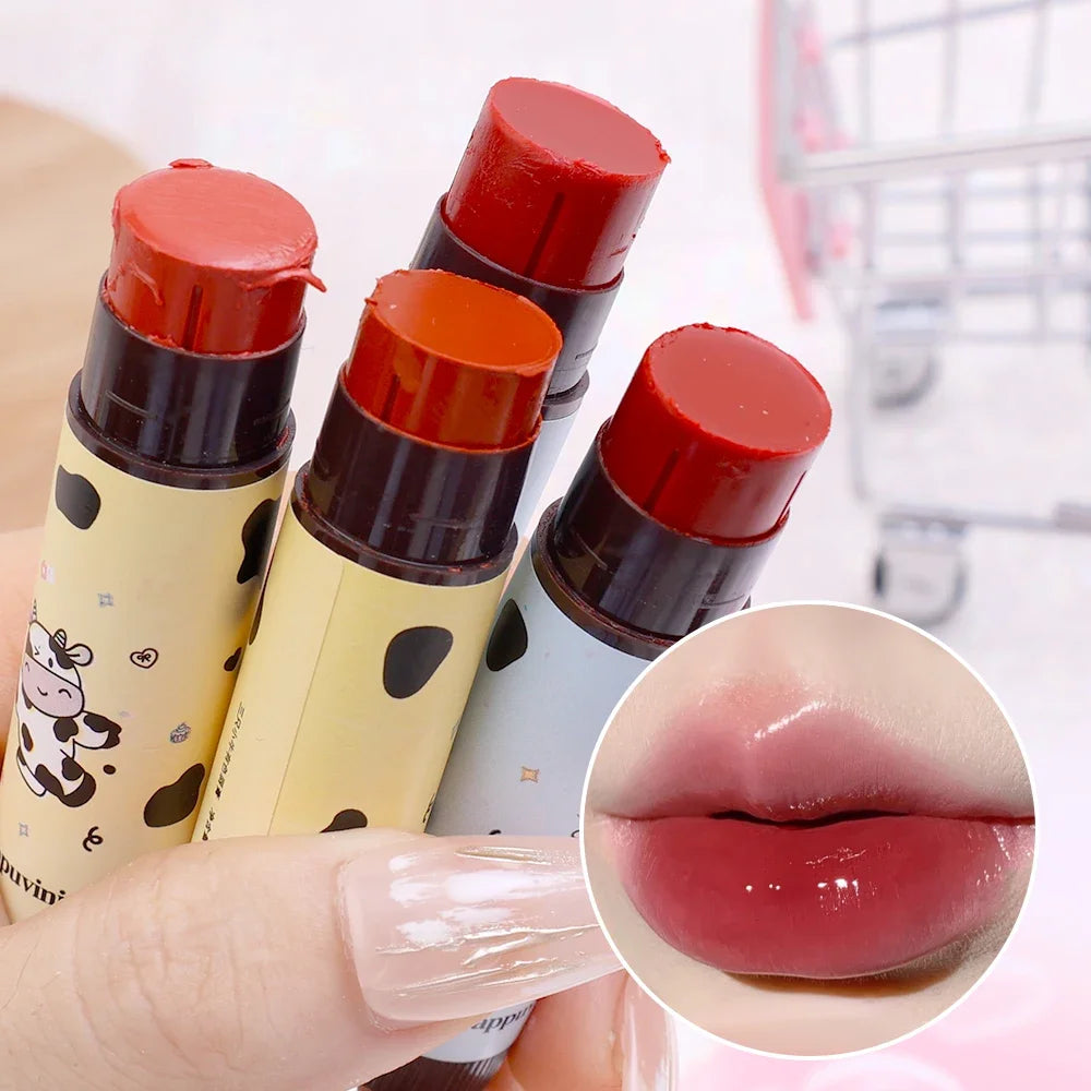 Moisturizing Colored Lip Balm Jelly Nude Rose Black Tea Mirror Lipstick Non Sticky Cup Watery Lip Tint Lips Care Makeup Cosmetic - Seprincess