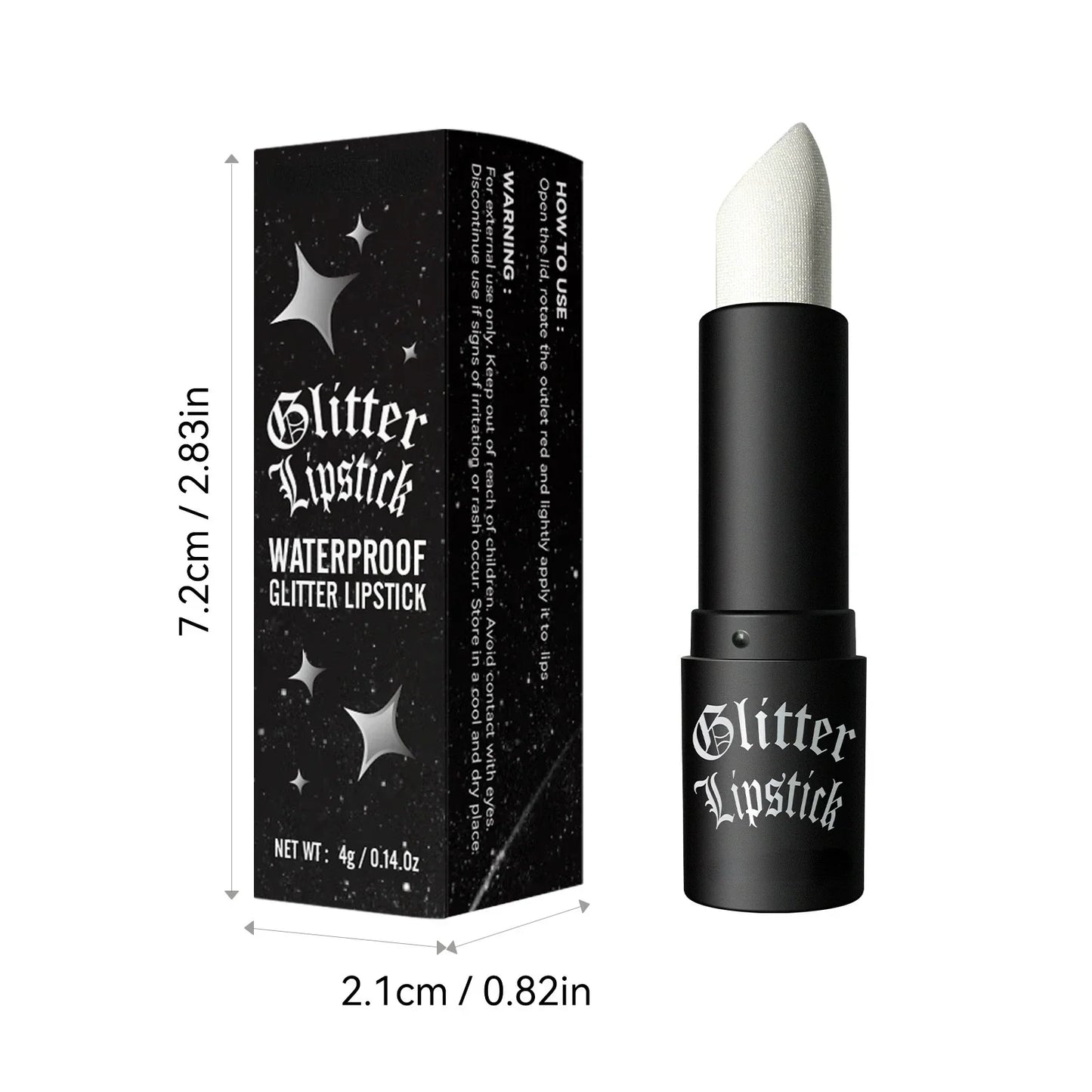 Glitter Lipstick Waterproof Long Lasting Moisturizing Matte Non-stick Cup Pearlescent Diamond Lip Tint Red Sexy Lips Makeup - Seprincess