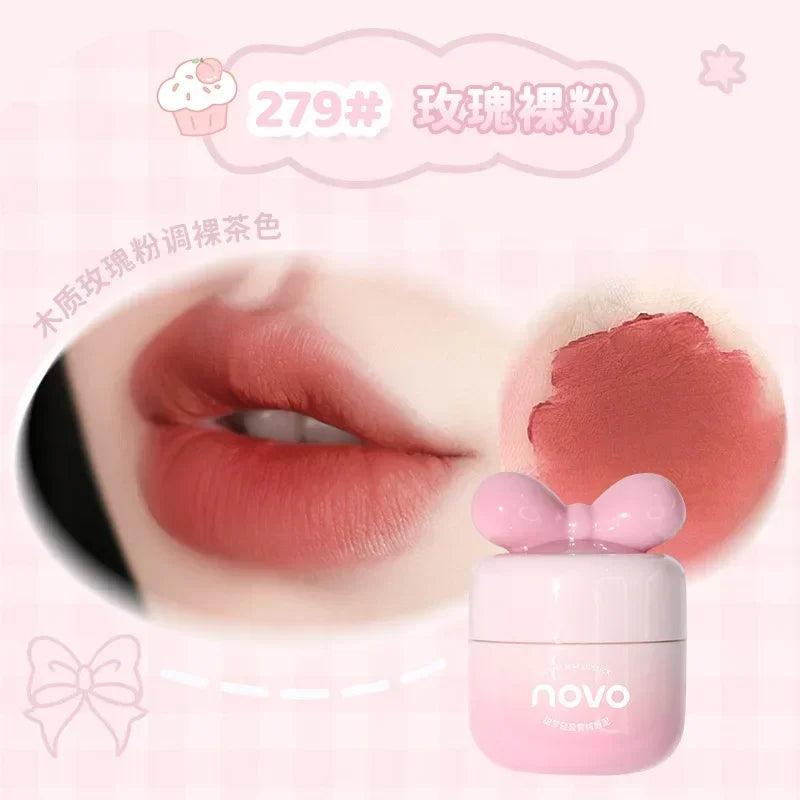 Moist Crystal Jelly Lip Gloss Mirror Water Lipstick Cute Mushroom Shape Lip Makeup Waterproof Lasting Pumpkin Peach Lip Tint - Seprincess