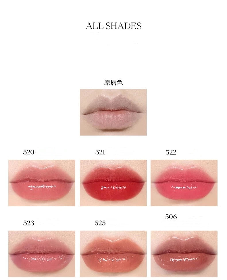 Joocyee Glazed Rouge Upgrade Crystal Frozen Film Version Moisturize Glass Lipstick Lip Makeup Smoky Longlasting Lipstick - Seprincess