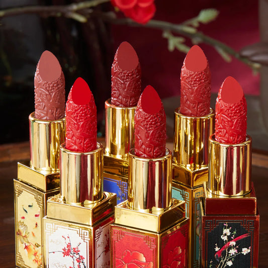 Antiquity Lipstick Chinese Style Water Proof Makeup Not Easy To Decolorize Vintage Lipstick Cosmetic - Seprincess