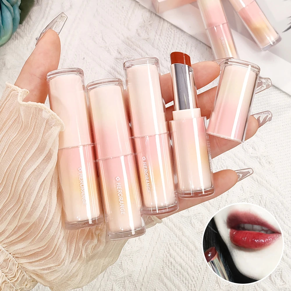 8 Colors Mirror Moisturizing Lipstick Plumping Lasting Non-stick Cup Hydrating Crystal Lip Tint Water Light Lips Makeup Cosmetic - Seprincess