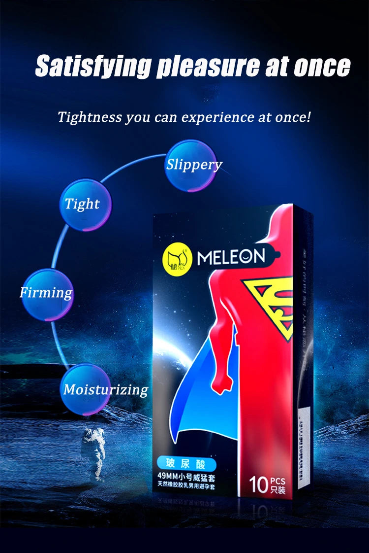 Ultra-thin Condom Sex Toys 45/49mm Tight Natural Latex Thin Extra Lube Condom Penis Sleeve Adult Safe Sex Products for Man - Seprincess