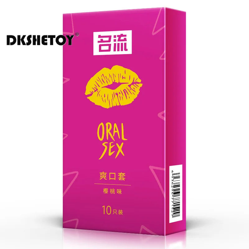 Blowjob Oral Sex Condom adult sex toys 52mm Standard Fit Personage condoms natural latex rubber cock Penis cove sleeve pleasure - Seprincess