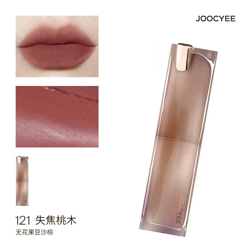 JOOCYEE GLAZED ROUGE Toffee powder mist lipstick whitening water light film-forming lipstick