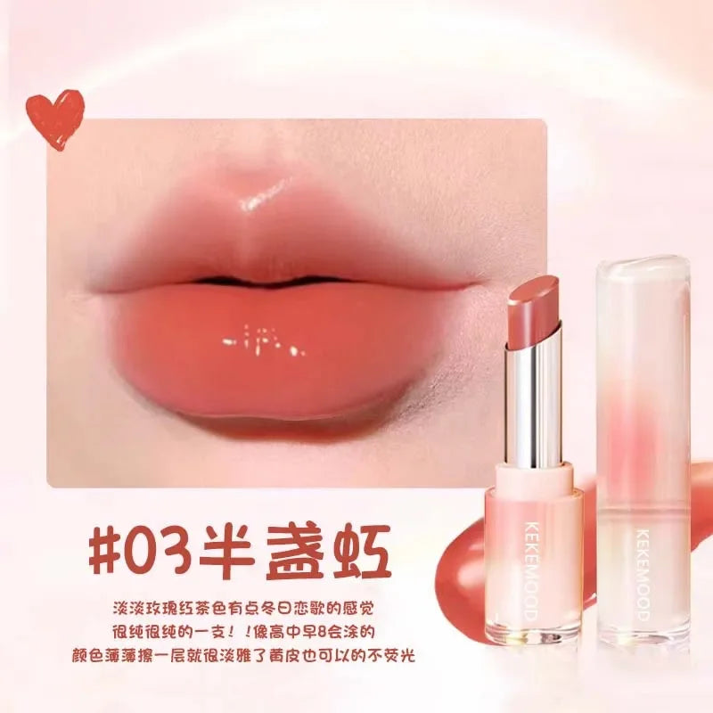 Kekemood Lingguang Lipstick Water Light Lipstick Mirror Moisturizing Female Whitening Lip Balm - Seprincess