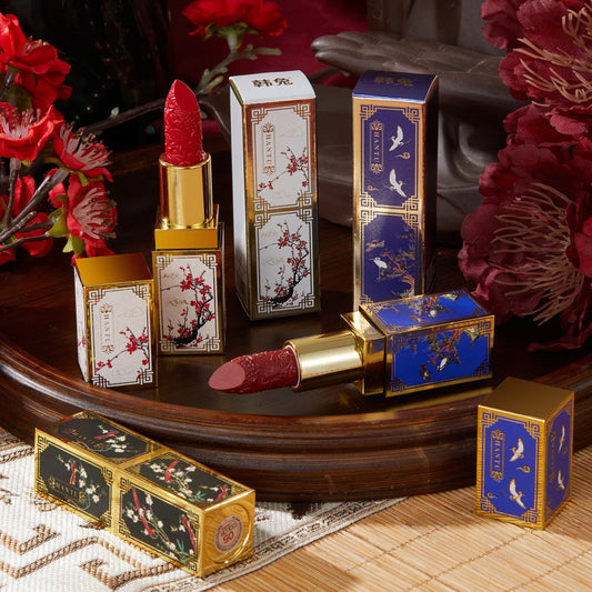 Antiquity Lipstick Chinese Style Water Proof Makeup Not Easy To Decolorize Vintage Lipstick Cosmetic - Seprincess