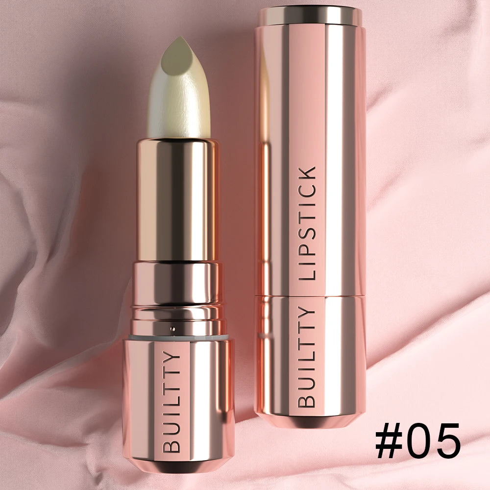 Matte Lipstick 5 Colors Nude Red Moisturizer Smooth Lipstick Long Lasting Waterproof Lipstick Matte & Pearl Finish Makeup Gift - Seprincess