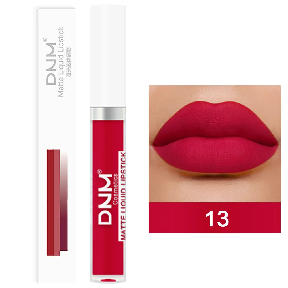 18 Colors Matte Velvet Lip Glaze Waterproof Long-Lasting Not Easy To Fade Lip Gloss Lipstick Waterproof Makeup Cosmetic Tool - Seprincess