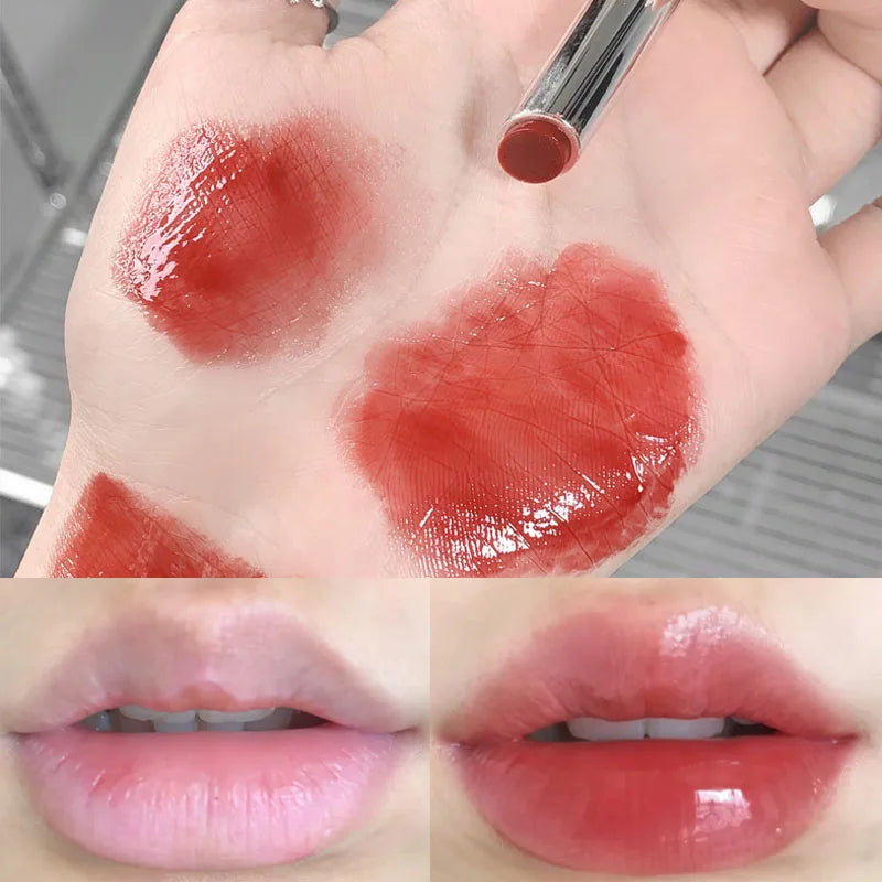 Clear Water Light Solid Lip Gloss Jelly Watery Pink Lipstick Pencil Moisturising Mirror Lipstick Pen Korean Lips Makeup Cosmetic - Seprincess