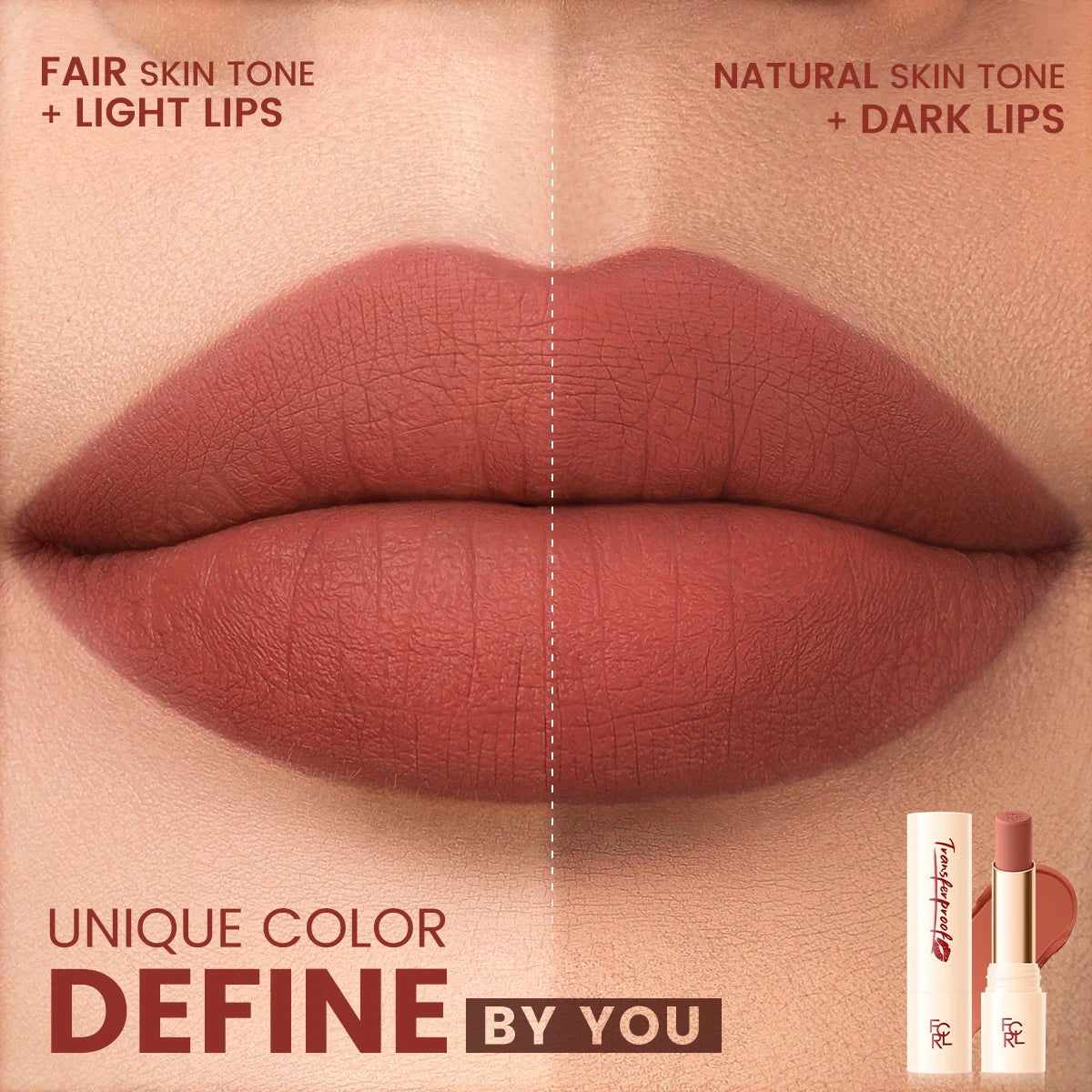 FOCALLURE Lightweight Matte Lipstick Waterproof Transferproof Lip Balm High Pigmented Moisturizing Lip Tints Makeup Cosmetics - Seprincess