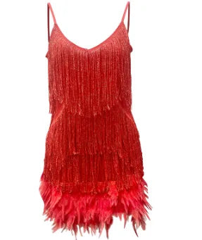 2024 Summer Pink Party Dress Evening Luxury Women Clothes Tassel Fringed Sexy Bodycon Dress Club Outfits Vestidos - Seprincess