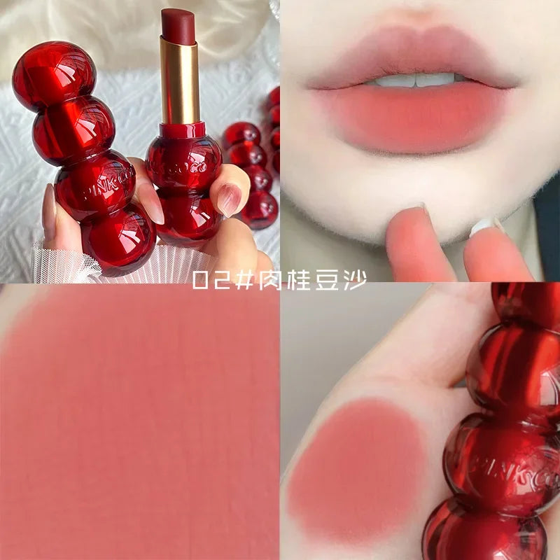 Waterproof Velvet Lipstick Easy To Wear Longstay Lip Stick Lasting Matte Nude Lip Glaze Non-stick Woman Makeup Lip Tint Cosmetic - Seprincess