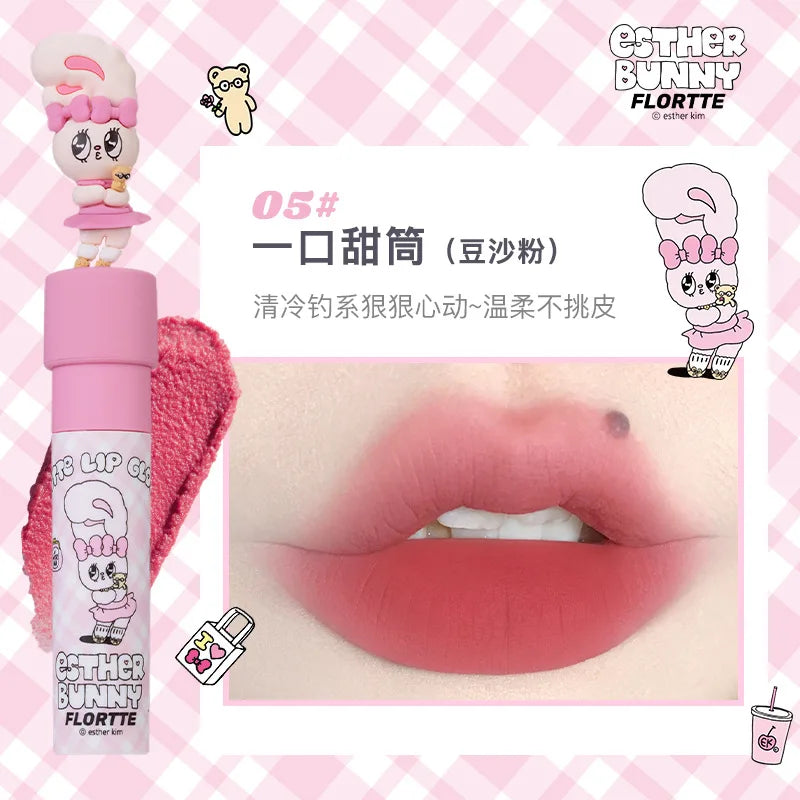 FLORTTE/MIKKO Co Branded Lipstick Milk Cake Lip Cream Soft Lip Mud Lip Glaze Tint Matte Velvet Lipsticks Beauty Korean Cosmetics - Seprincess