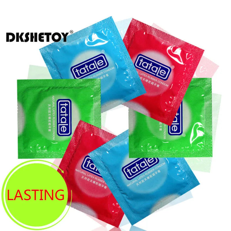 Fama male Condom for men delay ejaculation ICE Hot Feeling orgasm sensitive Condoms Super Lubricated penis sleeve adults 18+ - Seprincess