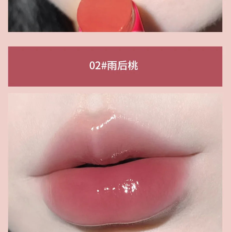 Mirror Water Light Lip Gloss Jelly Lipstick Pencil Long Lasting Moisturizing Solid Lip Tint Balm Women Make Up Beauty Cosmetics - Seprincess