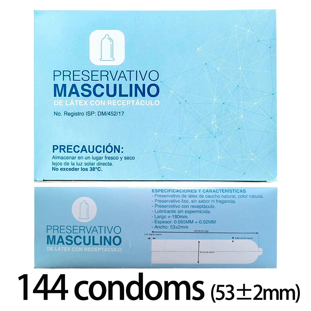 144pcs Lubricated Condoms for Men Couple Sexual Sex Toys Penis Sleeves Adult Men Ultra Thin Stimulation Condom Sex Products - Seprincess