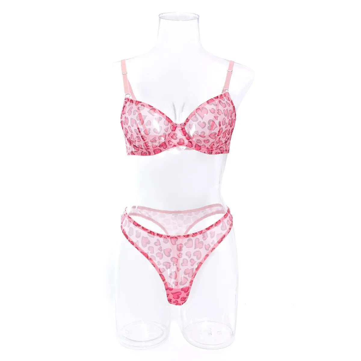 Bra set Dot thin mesh see through tight fitting promotions 99% sales sexy lingеrie set Women sets sexy bras sexy female intimate