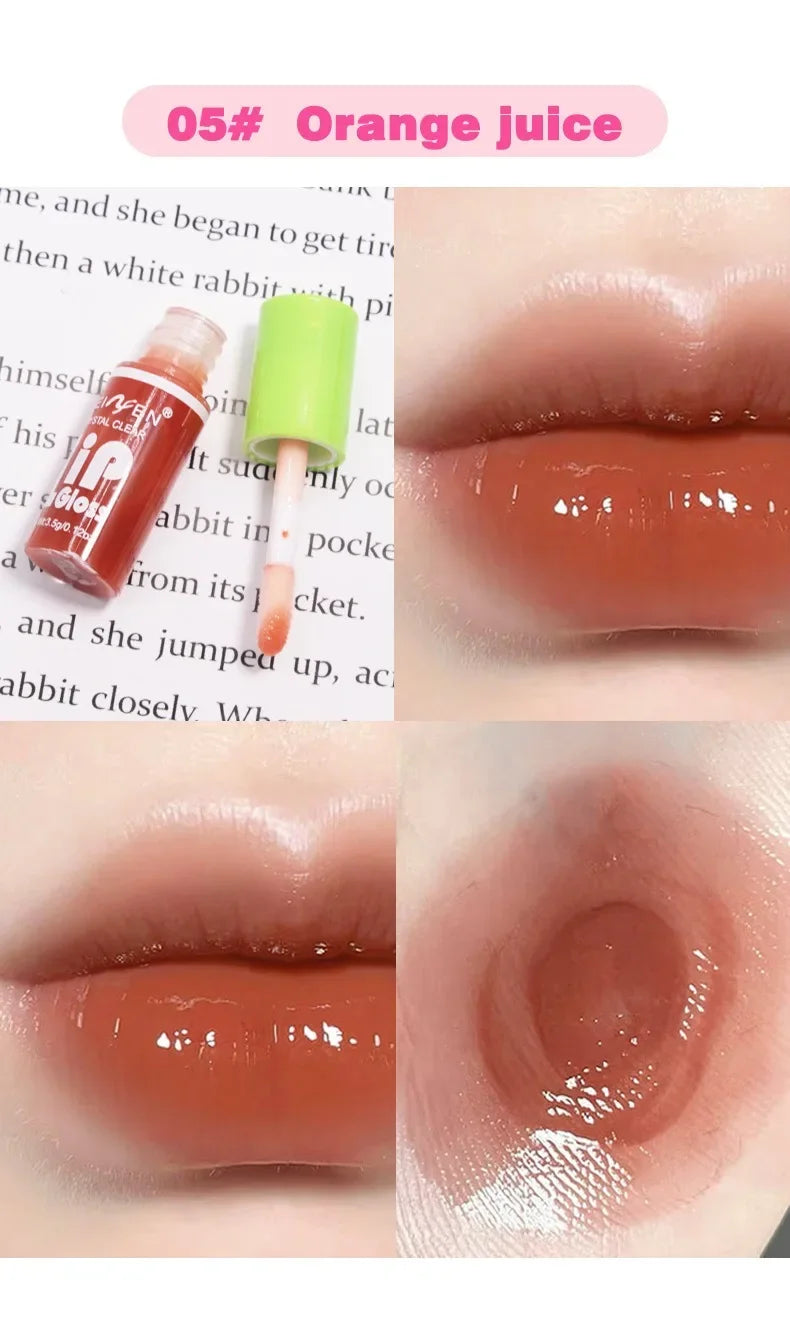 6PCS Moisturizing Lip Gloss Transparent lipstick Sexy Moisturizing Lip Lotion Lip Cosmetics Moisturizing Without Peeling 2024 - Seprincess