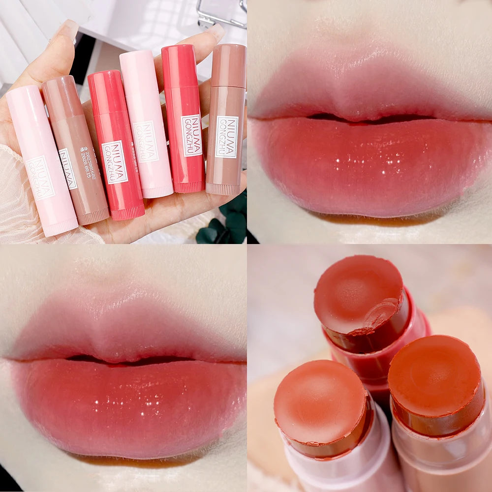 Rose Tea Lip Balm Lipstick Moisturizing Anti-dry Lip Care Cosmetics Anti-cracking Lipstick Colored Hydrating Lip Tinted Makeup - Seprincess