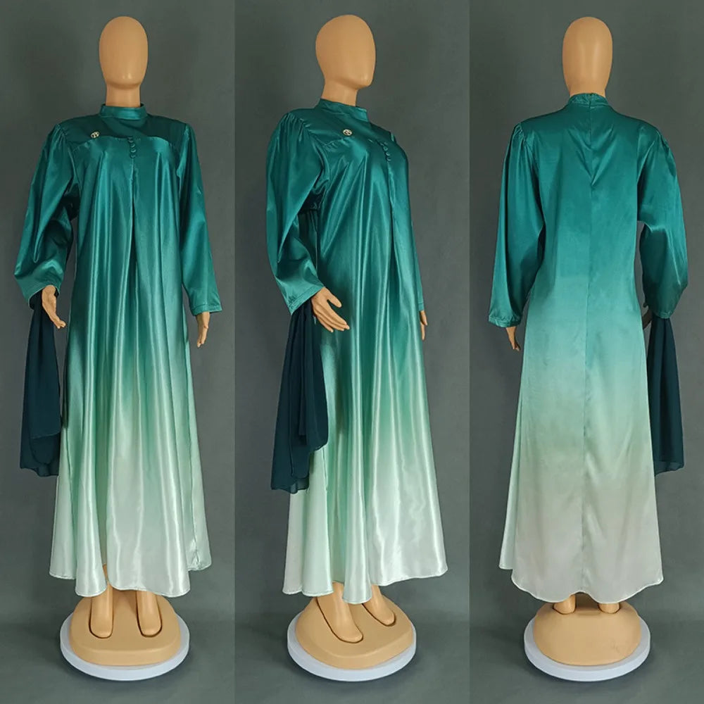 Abayas For Women Boubou Robe Djellaba Femme Dubai Luxury 2024 African Muslim Fashion Dress Caftan Marocain Evening Party Dresses - Seprincess