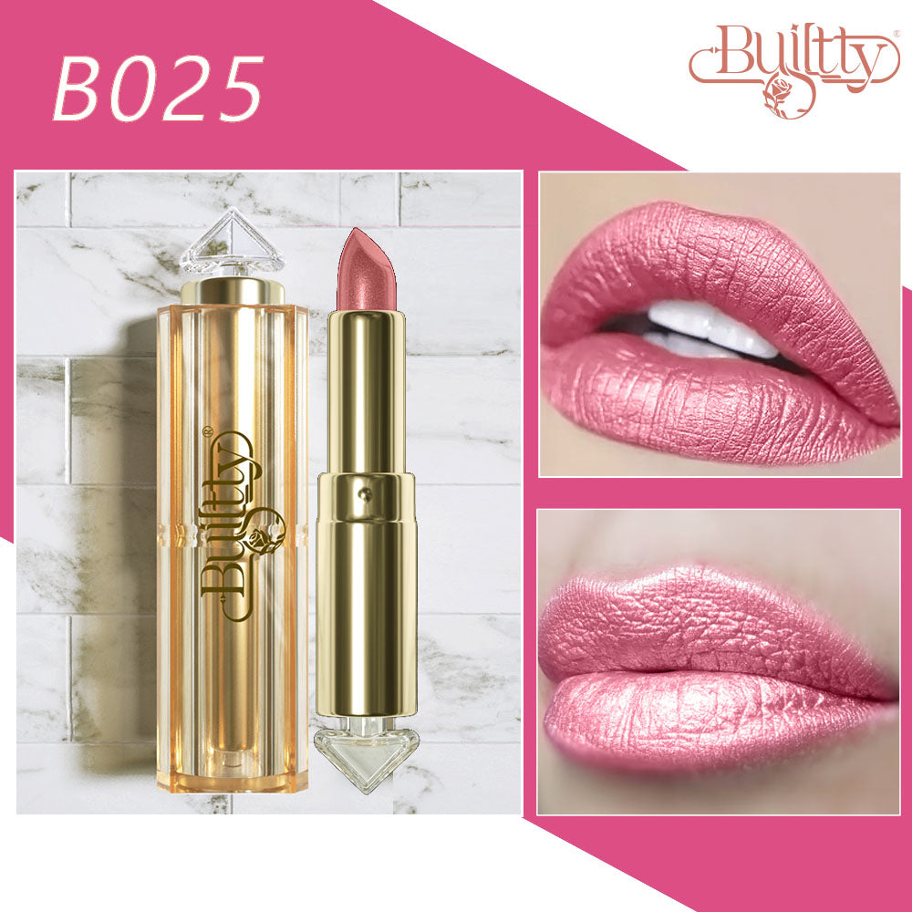 Gold Lipstick New Fashion Waterproof Matte Lipstick Long Lasting Sexy Lip Stick Makeup Korean - Seprincess