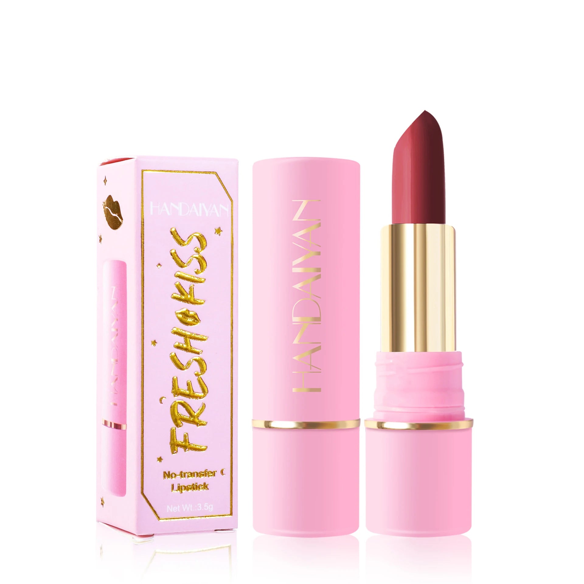 Handaiyan Matte Waterproof Velvet Pink Nude Lipstick Sexy Red Brown Pigments Long Lasting Lip Stick Makeup woman - Seprincess