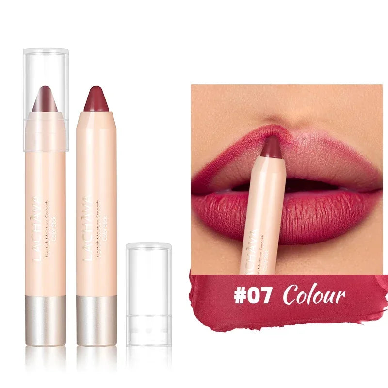 Matte Nude Brown Lipliner Pen Waterproof Lasting Non-stick Cup Plumping Natural Contouring Lipstick Pencil Lips Makeup Cosmetics - Seprincess