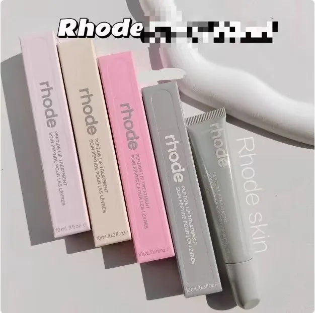 11 Color Salted Caramel Vanilla Rhode Lipstick Silicone Case Rhode Lip Gloss Hot Sale Clear Ribbon Espresso Toast Women Lipstick - Seprincess