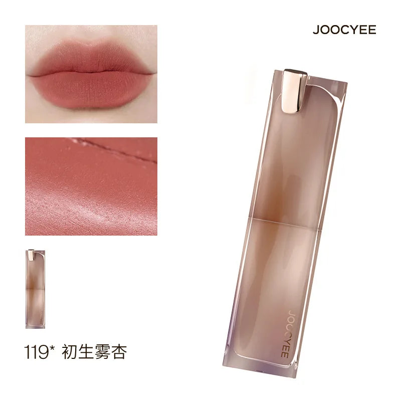 JOOCYEE GLAZED ROUGE Toffee powder mist lipstick whitening water light film-forming lipstick