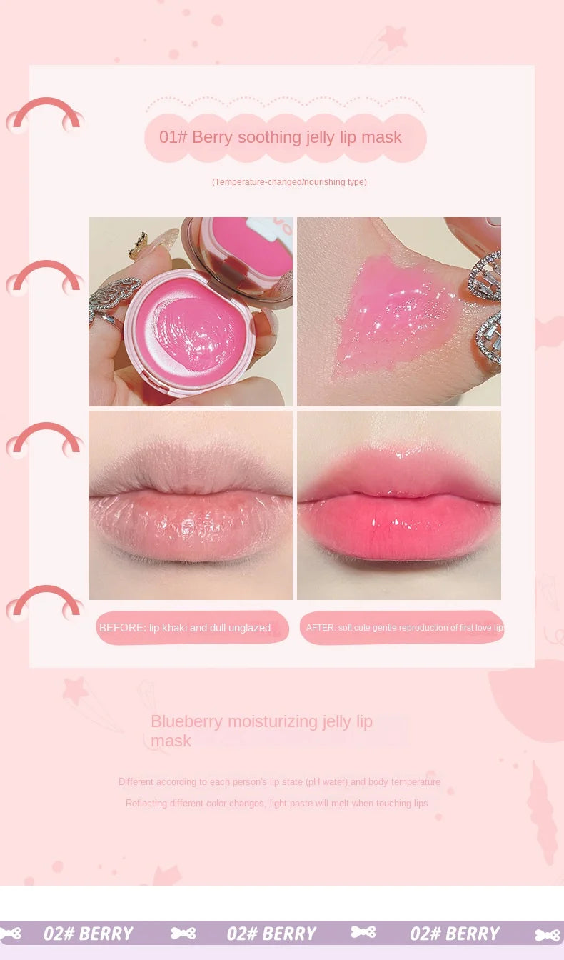 NOVO Cute Lip Balm Hydrating Moisturizing Lipstick Long-lasting Natural Plant Anti-Cracking Lip Care Petroleum Jelly Lip Gloss - Seprincess