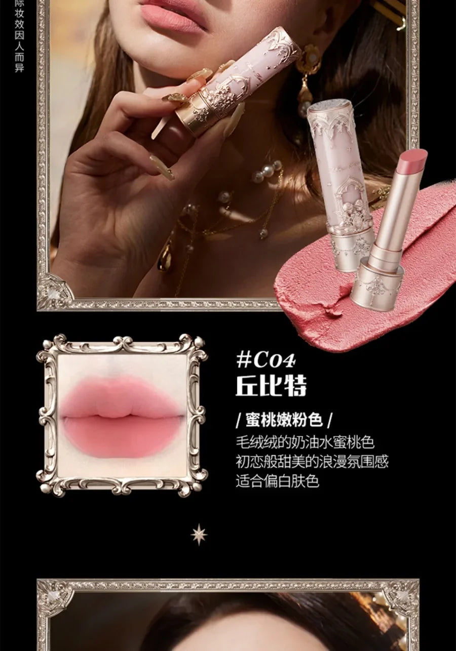 Flower Knows Swan Ballet Little Angel Collection Lipstick Velvet Matte Waterproof Lip Stick Vegan Long Lasting Lip Gloss Korean - Seprincess