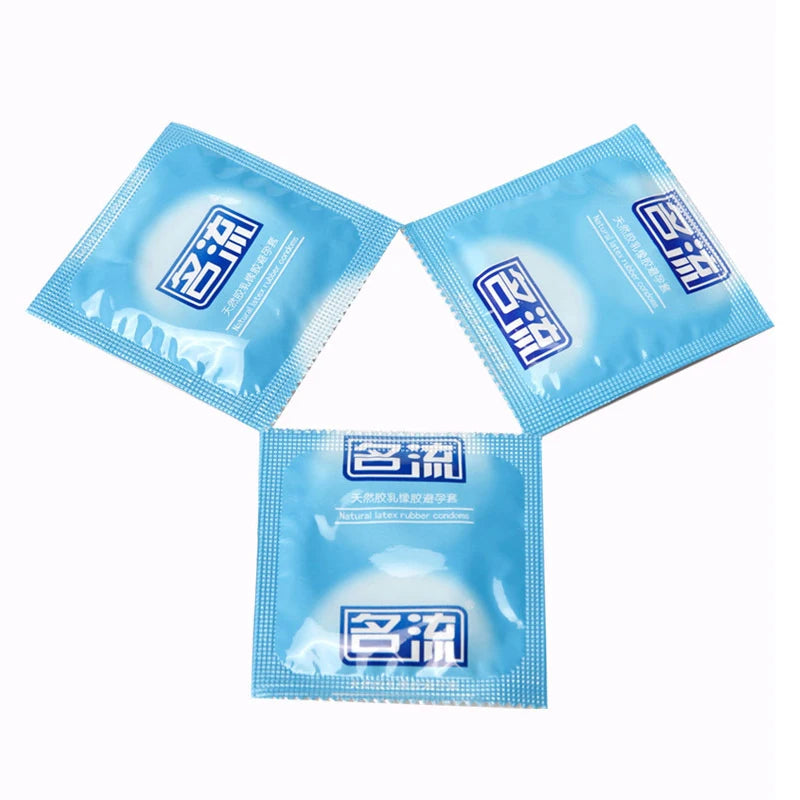 10pcs Natural Latex Condom Lubrication Delay Dot Sex Ultra Thin Particles Condom Contraception Supplies Adults Sex Toy 18+