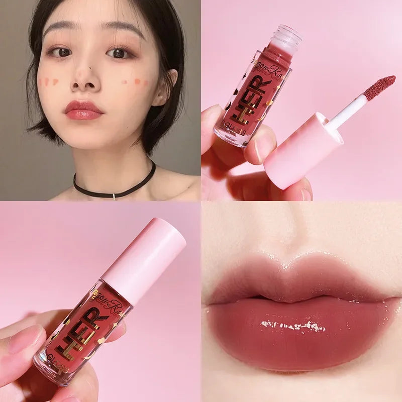 Moisturizing Glitter Lip Gloss Long Lasting Sexy Plumper Pearl Jelly Liquid Lipstick Shiny Mirror Lips Tint Lips Makeup Cosmetic - Seprincess