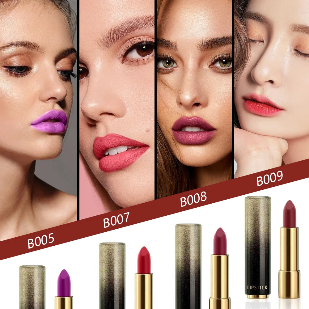 Hot Barbie Pink Matte Pink Lipstick for Women Long Lasting Lipstick Waterproof No Dry Feeling Creamy High Pigmented Formula - Seprincess