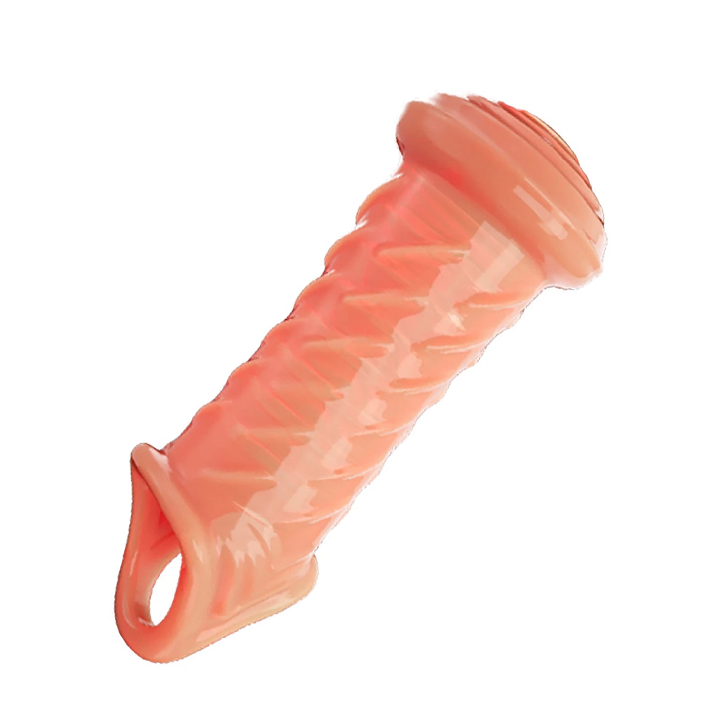 Penis Enlarge Sex Toys Reusable Condom Nonperishable Transparency For Men Delay Ejaculation Vaginal Stimulated Cock Penis Sleeve - Seprincess